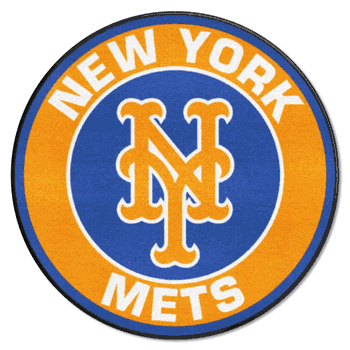 New York Mets Roundel Rug - 27in. Diameter