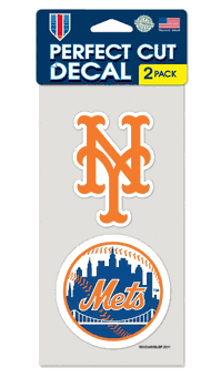New York Mets Set of 2 Die Cut Decals