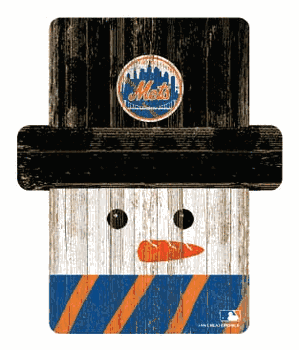 New York Mets Snowman Ornament