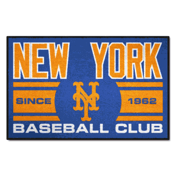 New York Mets Starter Mat Accent Rug - 19in. x 30in., Uniform Design