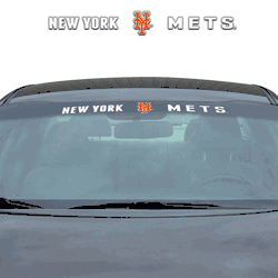New York Mets Sun Stripe Windshield Decal 3.25 in. x 34 in.