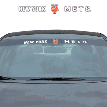 New York Mets Sun Stripe Windshield Decal 3.25 in. x 34 in.