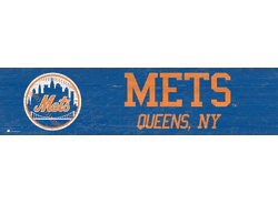 New York Mets Team Name 6x24 Sign