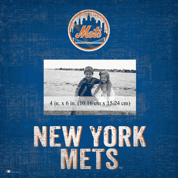 New York Mets Team Name Frame 10