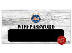 New York Mets Wifi Password 6x12 Sign