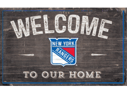 New York Rangers 11x19 Welcome to our Home Sign