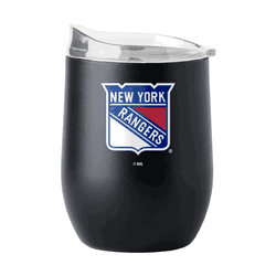 New York Rangers 16oz Swagger Powder Coat Curved Bev