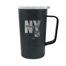 New York Rangers 18oz Onyx Hustle Travel Mug