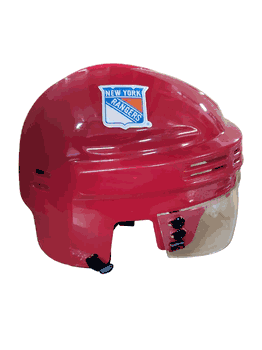 New York Rangers 1978-1998 T/B SportStar NHL Hockey Player Mini Helmet - Red