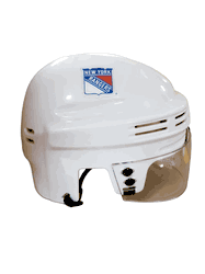 New York Rangers 1978-1998 T/B SportStar NHL Hockey Player Mini Helmet - White