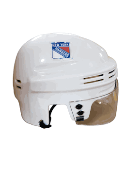 New York Rangers 1978-1998 T/B SportStar NHL Hockey Player Mini Helmet - White
