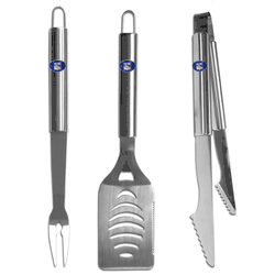 New York Rangers 3 pc Stainless Steel BBQ Set