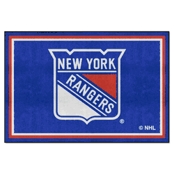New York Rangers 5ft. x 8 ft. Plush Area Rug