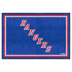 New York Rangers 5ft. x 8 ft. Plush Area Rug