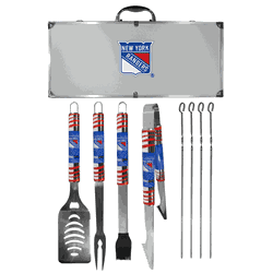 New York Rangers 8 pc Tailgater BBQ Set