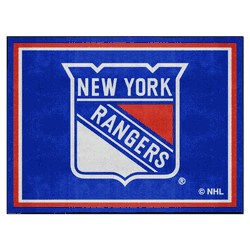 New York Rangers 8ft. x 10 ft. Plush Area Rug