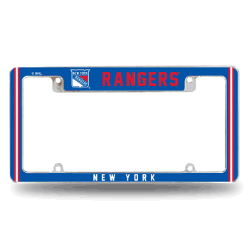 New York Rangers Alternate Design All Over Chrome Frame