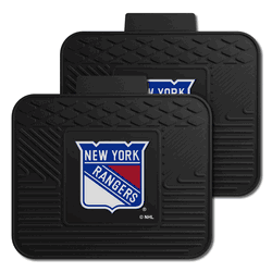 New York Rangers Back Seat Car Utility Mats - 2 Piece Set