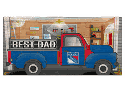 New York Rangers Best Dad Truck 6x12 Sign