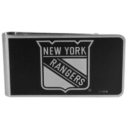 New York Rangers Black and Steel Money Clip