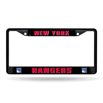 New York Rangers Standard Black Chrome Frame with Plastic Inserts 12