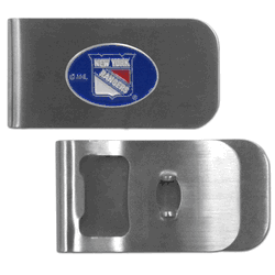 New York Rangers Bottle Opener Money Clip