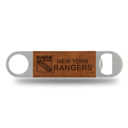 New York Rangers Brown Laser Engraved Bar Blade