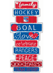 New York Rangers Celebrations Stack 24" Sign