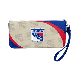 New York Rangers Curve Zip Organizer Wallet