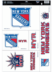 New York Rangers Decal 11x17 Ultra