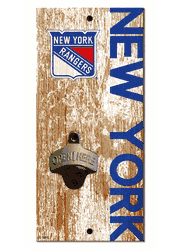 New York Rangers Distressed Bottle Opener