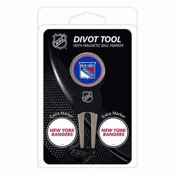 New York Rangers Divot Tool Pack - Signature tool w/ 3 markers