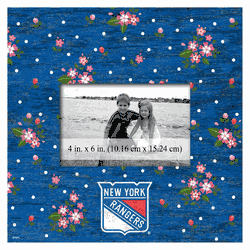 New York Rangers Floral 10x10 Frame