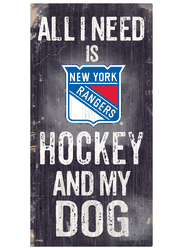 New York Rangers Hockey and My Dog Sign