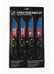 New York Rangers Knife Set - Steak - 4 Pack