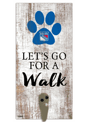 New York Rangers Leash Holder 6x12 Sign