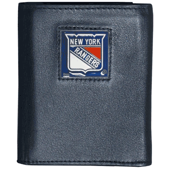 New York Rangers Leather Tri-fold Wallet