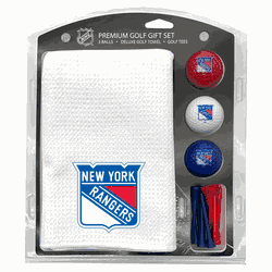 New York Rangers Microfiber Towel Gift Set - 16 x 40 (White)