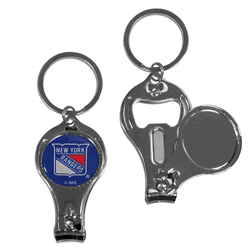 New York Rangers Nail Care/Bottle Opener Key Chain