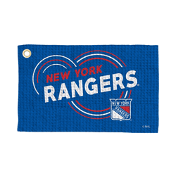 New York Rangers NHL Droplets Waffle Fan Towel 16x25 inches