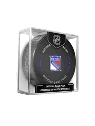 New York Rangers NHL Hockey Official Game Puck IN CUBE