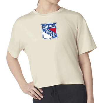 New York Rangers NHL Kadi Turnout Tee Bone Medium