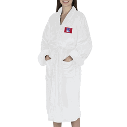 New York Rangers NHL White Out Silk Touch Robe Small/Medium