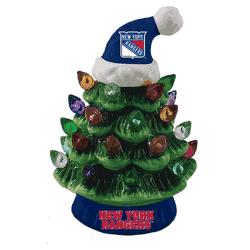 New York Rangers Ornament Christmas Tree LED 4 Inch