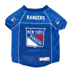 New York Rangers Pet Jersey Xtra Large