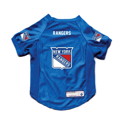 New York Rangers Pet Stretch Jersey S
