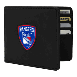 New York Rangers Shield Wallet - Black