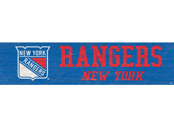 New York Rangers Team Name 6x24 Sign