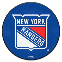 New York RangersRangersHockey Puck Rug - 27in. Diameter