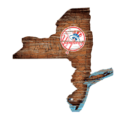 New York Yankees 12" Mini Roadmap State Sign